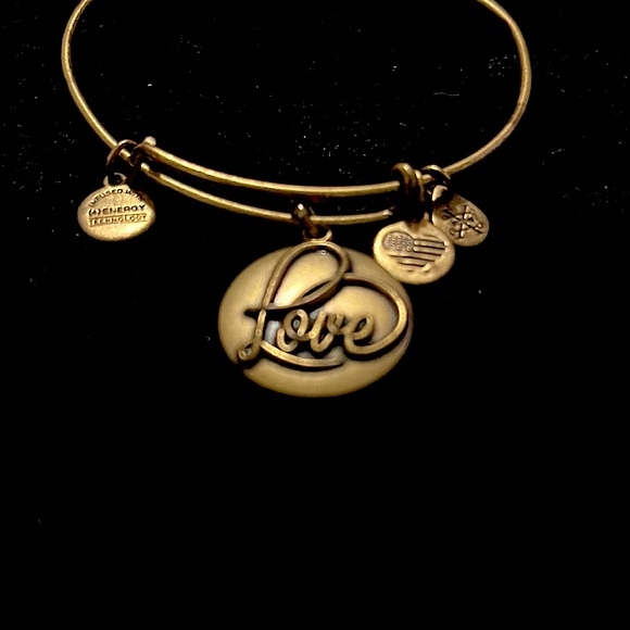 Alex & Ani Love Bracelet Jewelry Light Affection Joy Charm Bronze - Picture 4 of 5
